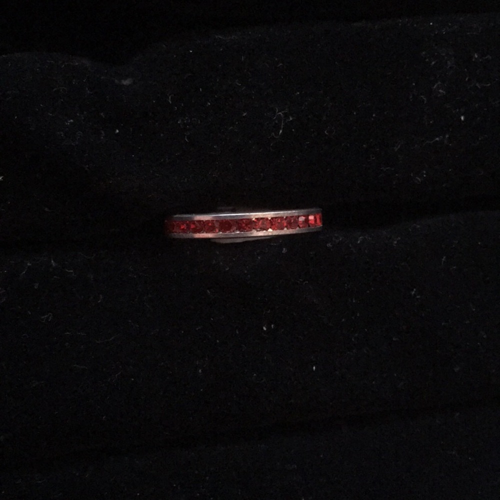 Red and Silver Ring